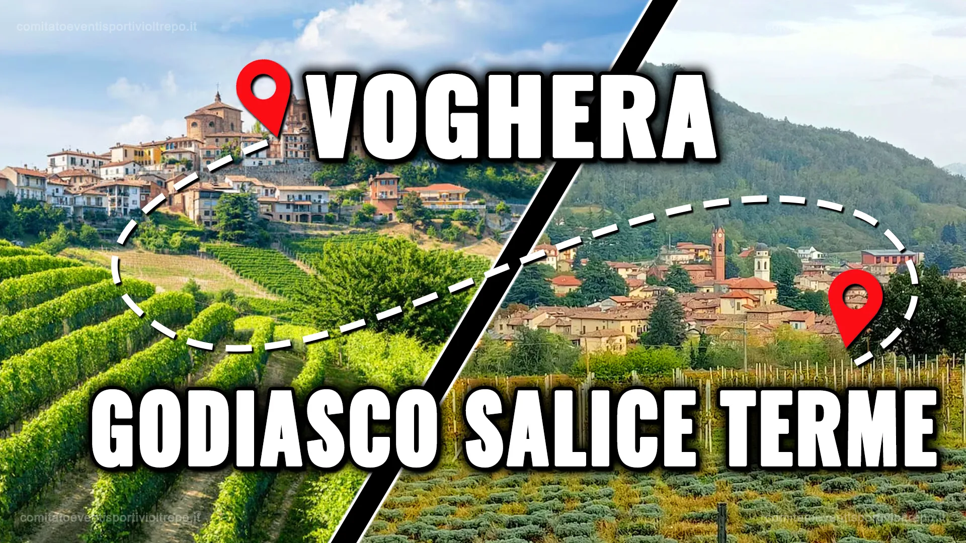 Voghera e Godiasco Salice Terme, partenza e arrivo della Freccia dei Vini 2026