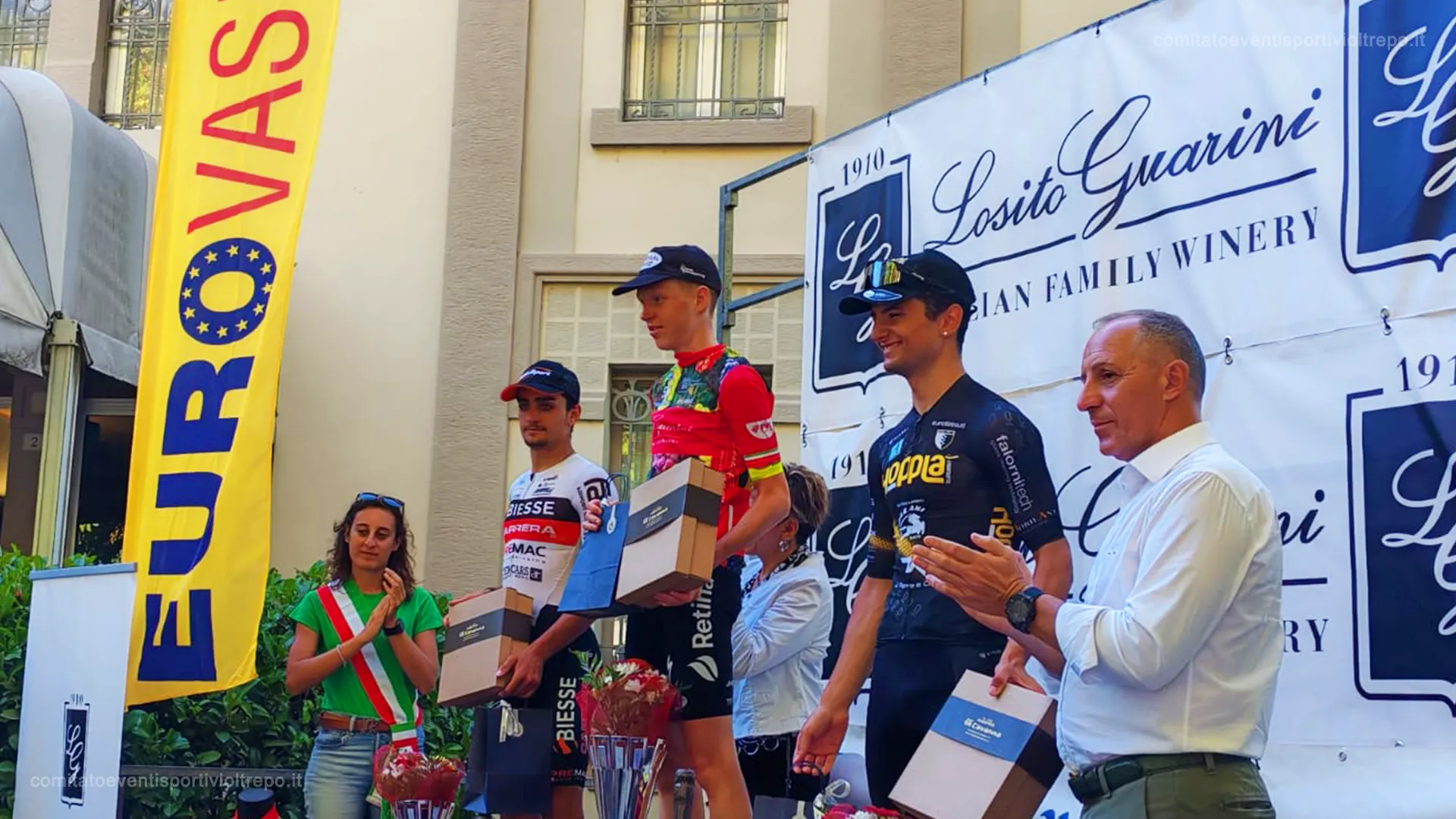 53ª Freccia dei Vini – podio ufficiale Freccia dei Vini 2025